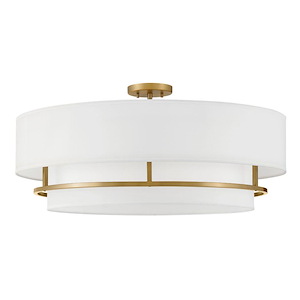 Graham - 20W 4 LED Extra Large Convertible Semi-Flush Mount-14 Inches Tall and 30 Inches Wide - 1278378