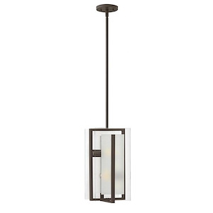 Latitude - 2 Light Small Pendant in Transitional-Modern Style - 8 Inches Wide by 16.5 Inches High - 532726