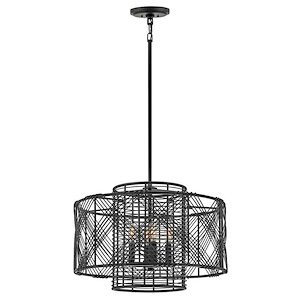 Nikko - 4 Light Large Convertible Pendant In Transitional and Coastal and Bohemian Style-13.75 Inches Tall and 20.25 Inches Wide - 1094220