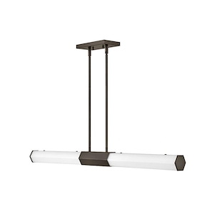 Facet - 48W LED Medium Linear Chandelier In Modern Style-3.5 Inches Tall and 40 Inches Wide - 1278244