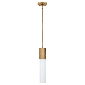 Facet - 10W 1 LED Extra Small Pendant In Modern Style-16.75 Inches Tall and 3.25 Inches Wide - 1278113