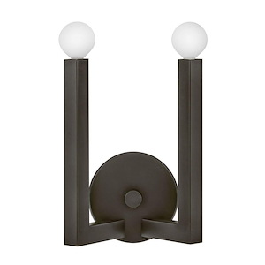 Ezra - 10W 2 LED Wall Sconce In Modern Style-12.5 Inches Tall and 7.5 Inches Wide - 1292752