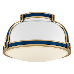 Barton - 20W 2 LED Medium Flush Mount In Traditional Style-8.5 Inches Tall and 14.25 Inches Wide - 1320168