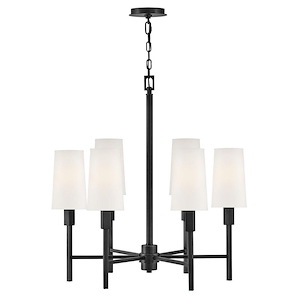Fenwick - 30W 6 LED Medium Chandelier In Traditional Style-29.75 Inches Tall and 28 Inches Wide - 1320145