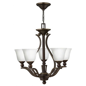 Bolla - 5 Light Medium Chandelier in Transitional Style - 24 Inches Wide by 24 Inches High - 758774