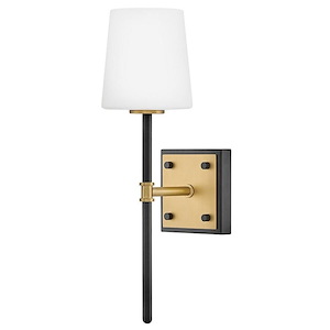Saunders - 5W 1 LED Medium Wall Sconce In Mid-Century Modern Style-16 Inches Tall and 4.75 Inches Wide - 1320147