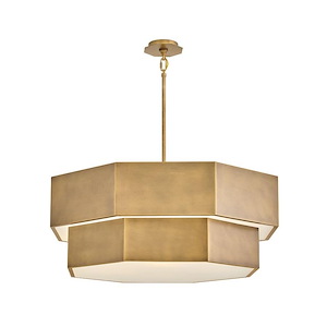 Facet - 60W 12 LED Medium Convertible Chandelier-14.75 Inch Tall and 38 Inch Wide - 1363913