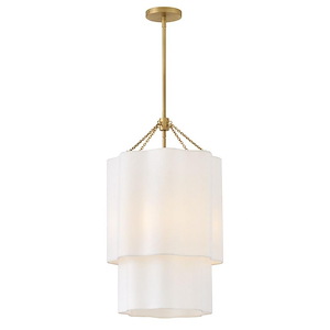 Gwen - 20W 4 LED Large Pendant-28 Inch Tall and 16 Inch Wide - 1363931