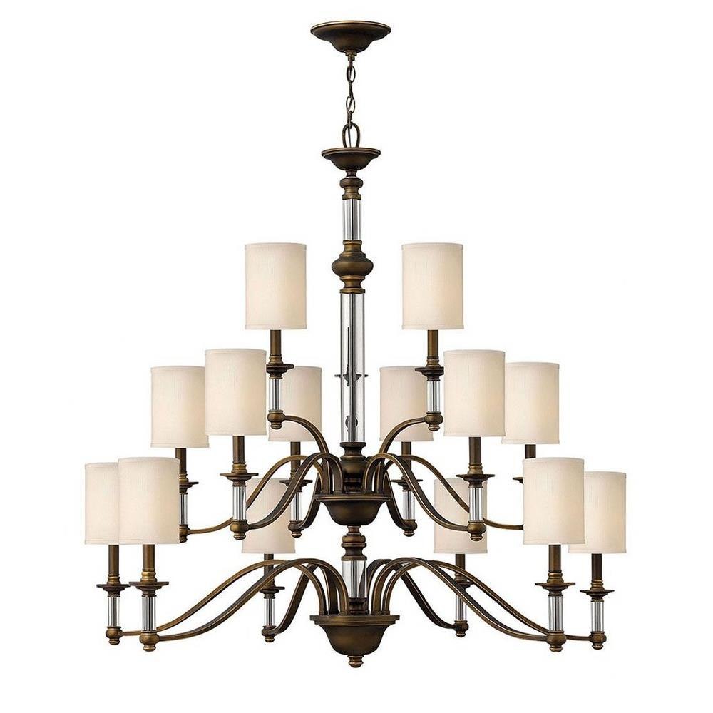 Hinkley Lighting - 4799 - Sussex - 15 Light Extra Large 3-Tier Chandelier  in Traditional Style - 47 Inches Wide by 44.25 Inches High, image size:1000x1000