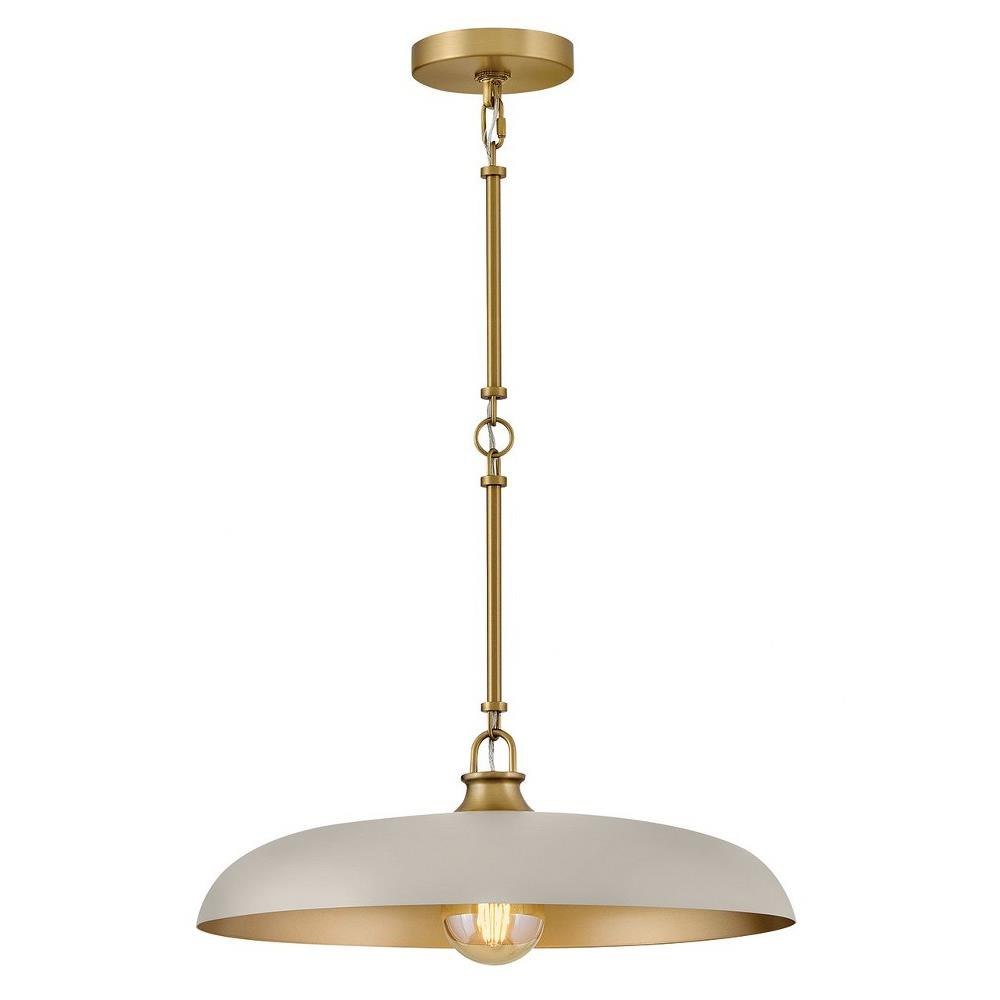 Sadie - 12W 1 LED Large Dome Pendant-6.25 Inch Tall and 18 Inch Wide