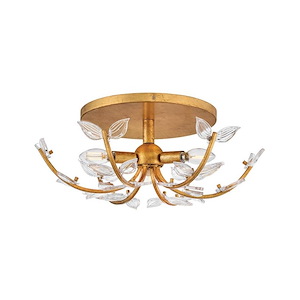 Aliso - 15W 3 LED Medium Semi-Flush Mount-7.75 Inch Tall and 20 Inch Wide - 1363938