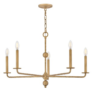 Ansel - 5W 5 LED Chandelier-20 Inch Tall and 32 Inch Wide - 1396924