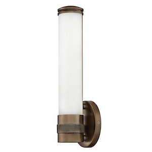 Remi - 16W LED Small Wall Sconce in Modern and Mid-Century Modern and Industrial Style - 4.75 Inches Wide by 14.25 Inches High - 729429