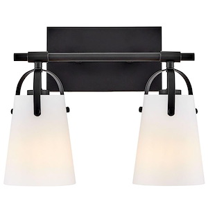 Foster - 28W 2 LED Small Bath Vanity-10.75 Inches Tall and 13.75 Inches Wide - 1338746