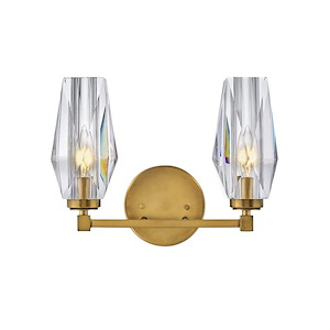 Ana - 2 Light Bath Vanity in Modern-Glam Style - 13.75 Inches Wide by 10.25 Inches High - 1267328