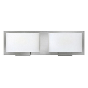 Milas - 2 Light Bath Vanity in Modern Style - 16 Inches Wide by 5 Inches High - 1024389