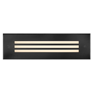 Dash - 6W LED Louvered Flush Step Light-3 Inches Tall and 10 Inches Wide - 1345112