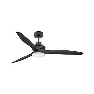 Artiste - 3 Blade Ceiling Fan with Light Kit-15.5 Inch Tall and 60 Inch Wide - 1363968