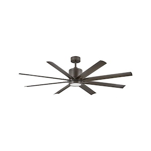 Vantage - 66 Inch 8 Blade Ceiling Fan with Light Kit - 979987