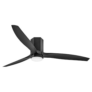 Facet - 3 Blade Ceiling Fan with Light Kit In Modern Style-12 Inches Tall and 60 Inches Wide - 1297324