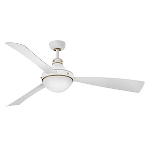 Oliver - 3 Blade Ceiling Fan with Light Kit In Traditional Style-18 Inches Tall and 62 Inches Wide - 1320149