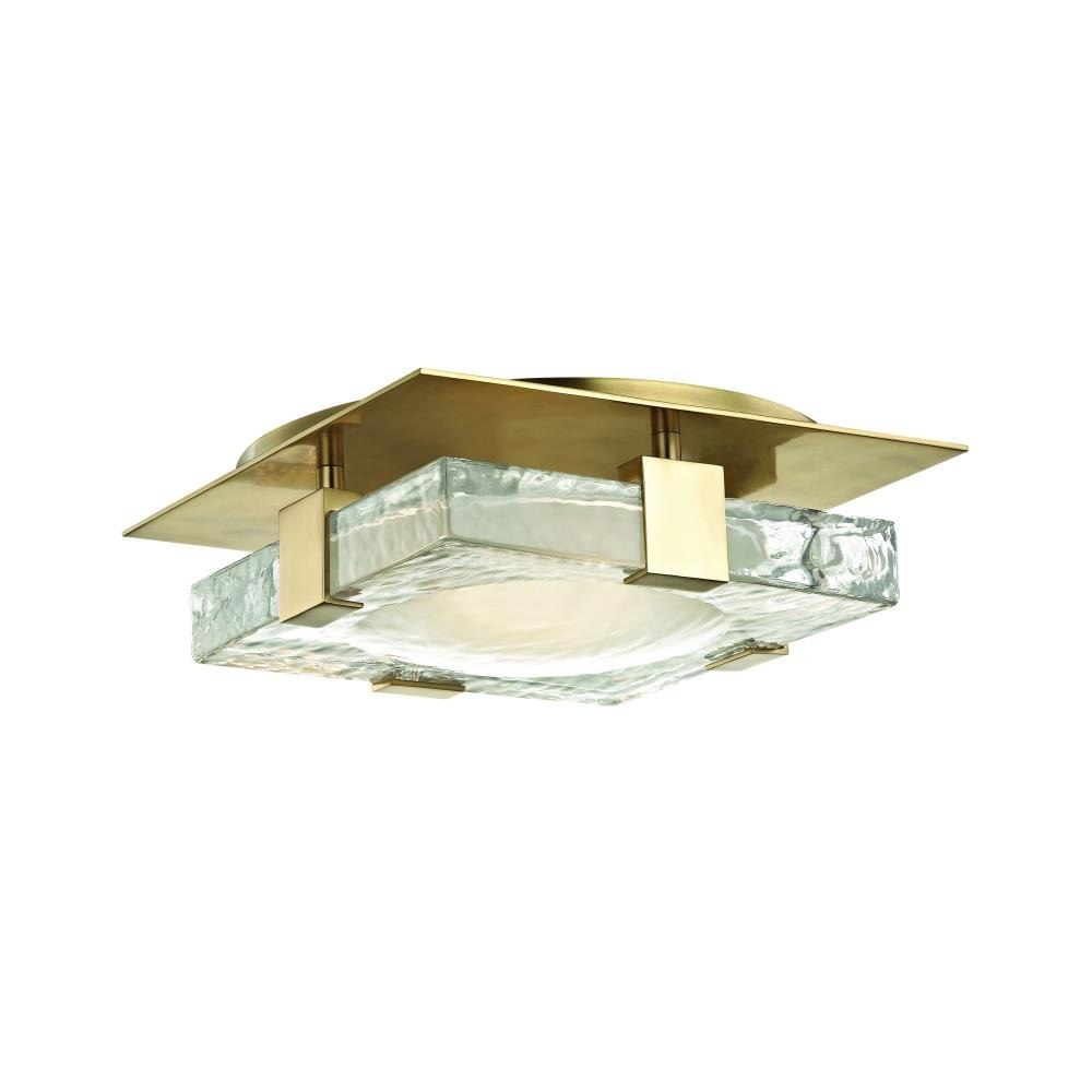 Bourne LED 11 InchW Wall/Flush Mount - 10.75 Inches Wide by 10.75 Inches High