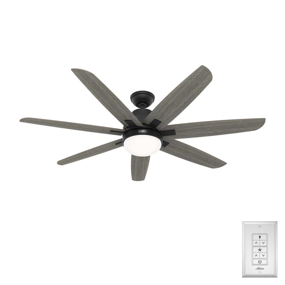 Hunter Ragalian Hunter Fans - 51566 - Wilder 60-Inch Ceiling Fan with LED Light Kit and ...