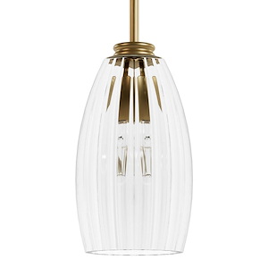 Rossmoor - 1 Light Pendant In Modern Style-67.5 Inches Tall and 6 Inches Wide - 1315497