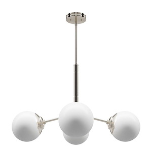 Hepburn - 4 Light Chandelier In Modern Style-18.75 Inches Tall and 29.75 Inches Wide - 1277282