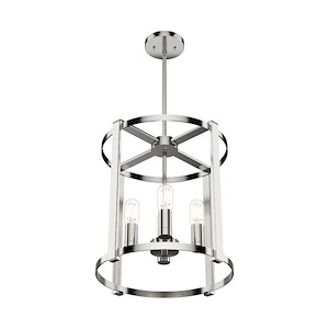Astwood 4-Light Lantern Chandelier in Caged Style-16 Inches Wide by 25.5 Inches High - 911954