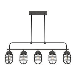 Starklake 5-Light Chandelier in Caged Style-5 Inches Wide by 14.5 Inches High - 1043875
