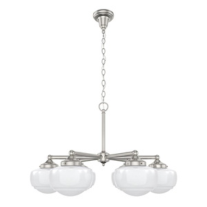 Saddle Creek - 6 Light Chandelier In Transitional Style-19 Inches Tall and 29.75 Inches Wide - 1270525