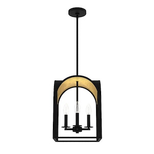 Dukestown 4-Light Pendant in Transitional Style-12 Inches Wide by 16 Inches High - 1047284