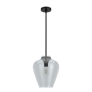 Vidria 1-Light Pendant in Formal Style-12 Inches Wide by 13 Inches High