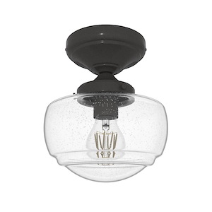 Saddle Creek - 1 Light Mini Flush Mount In Transitional Style-7.5 Inches Tall and 6.75 Inches Wide - 1266011