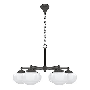 Saddle Creek - 6 Light Chandelier In Transitional Style-19 Inches Tall and 29.75 Inches Wide - 1265998