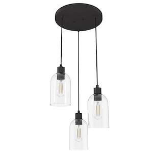 Lochemeade 3-Light Cluster Ceiling Light Fixture 14.5 Inches Long and 9.5 Inches Tall - 1105704