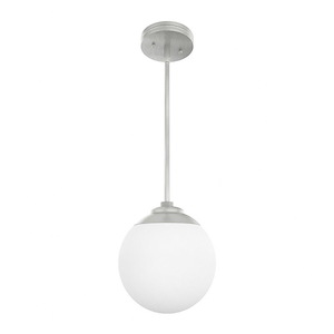 Hepburn 1-Light Globe Pendant in Casual Style-7.9 Inches Wide by 16.6 Inches High - 911981