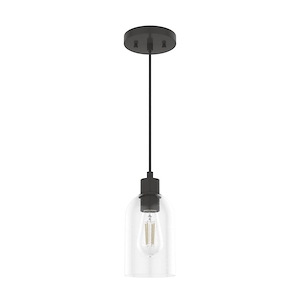 Lochemeade 1-Light Pendant in Modern Style-4.5 Inches Wide by 15.75 Inches High - 1058599