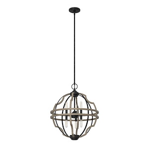 Stone Creek 6-Light Pendant In Transitional Style-22.75 Inches Tall and 19.25 Inches Wide - 1086991