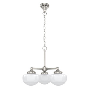 Saddle Creek - 3 Light Convertible Chandelier In Transitional Style-17.25 Inches Tall and 20.25 Inches Wide - 1265999