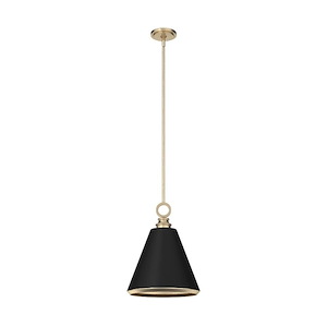 Klein - 1 Light Pendant In Casual Style-14.5 Inches Tall and 13 Inches Wide