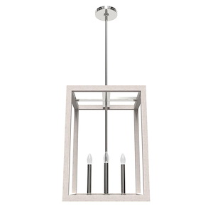 Squire Manor - 4 Light Pendant In Modern Style-21 Inches Tall and 15 Inches Wide - 1270057