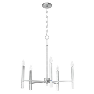 Sunjai - 5 Light Chandelier In Formal Style-26.25 Inches Tall and 25 Inches Wide - 1255170