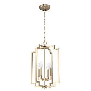 Zoanne - 4 Light Pendant In Modern Style-21 Inches Tall and 14 Inches Wide - 1270415