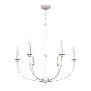 Southcrest - 6 Light Chandelier In Casual Style-30.5 Inches Tall and 30 Inches Wide - 1266016