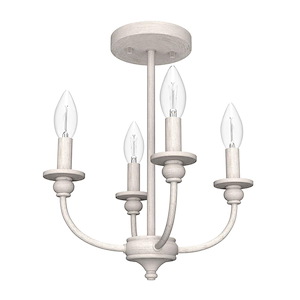 Southcrest - 4 Light Semi-Flush Mount In Casual Style-15 Inches Tall and 13 Inches Wide - 1270407