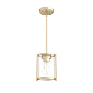 Astwood 1-Light Cylinder Pendant in Farmhouse Style-6 Inches Wide by 16.5 Inches High - 911956
