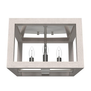 Squire Manor - 4 Light Flush Mount In Modern Style-8.75 Inches Tall and 12.25 Inches Wide - 1270072