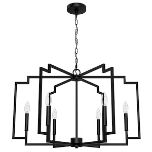 Zoanne - 6 Light Chandelier-19.25 Inches Tall and 30 Inches Wide - 1339606